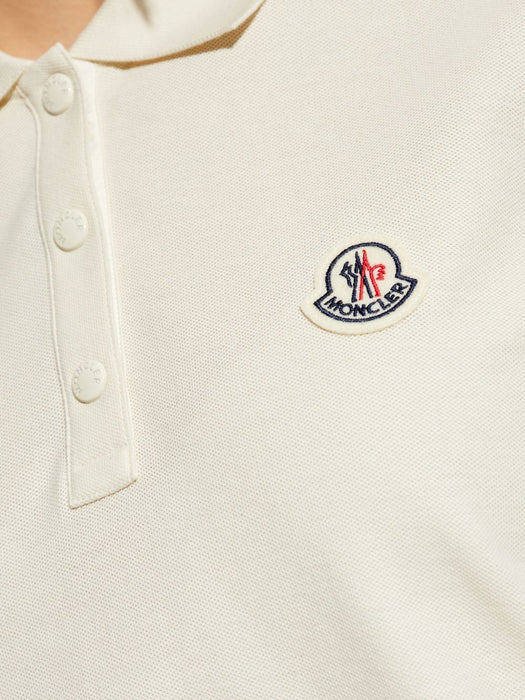 logo-patch piqué polo shirt<BR/><BR/> L10938A00004 84720034 MONCLER 