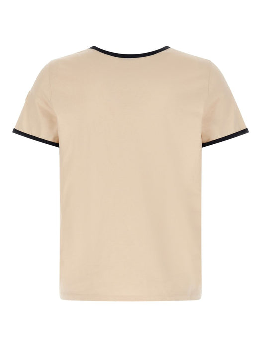 logo-embroidered cotton T-shirt L10938C00019 89AUOF07 MONCLER 