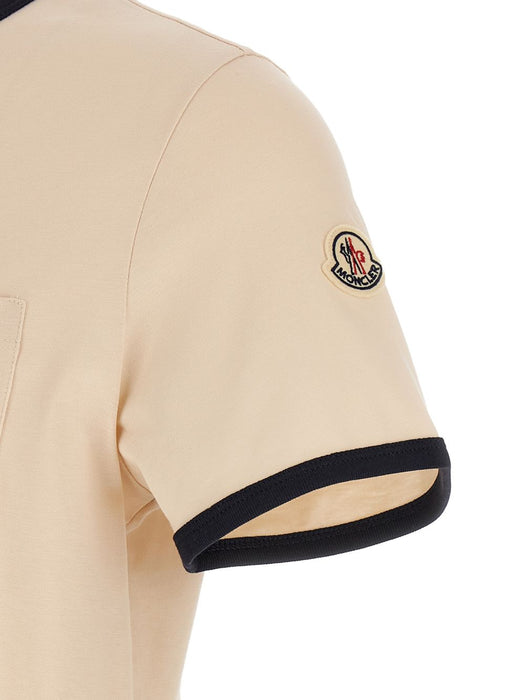 logo-embroidered cotton T-shirt L10938C00019 89AUOF07 MONCLER 