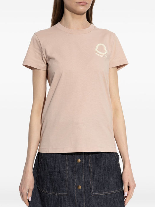 Logo-appliqué T-shirt L10938C00061 89AUO51V MONCLER 