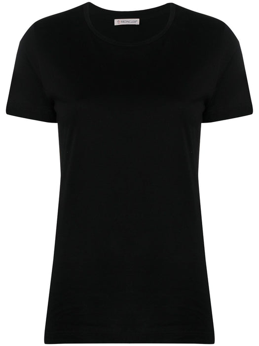 Logo-patch short-sleeve T-shirt L10938C73200 V8058999 MONCLER 
