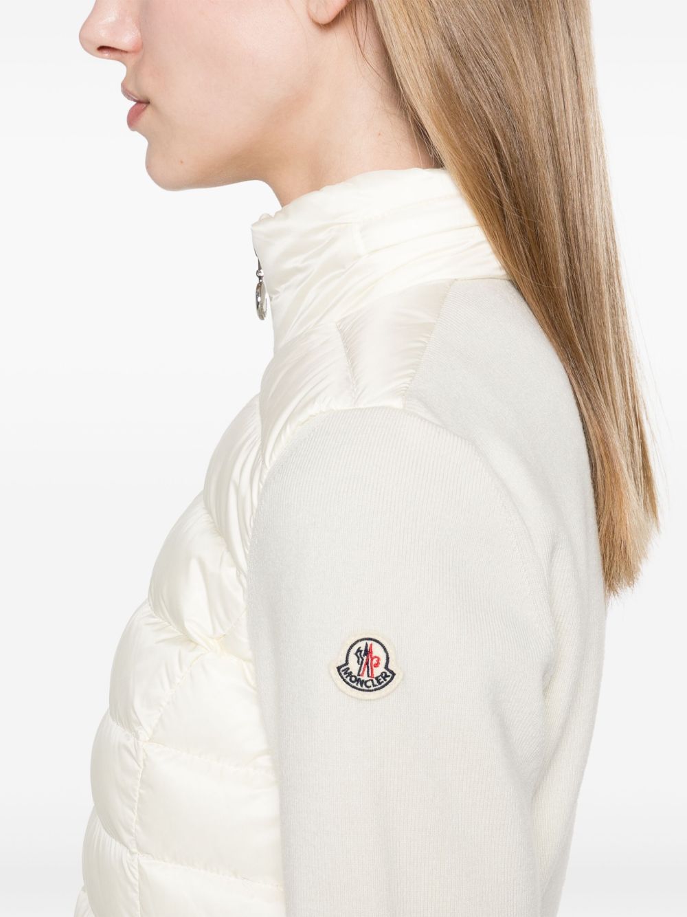 Logo-patch padded jacket L10939B00030 M1122034 MONCLER 