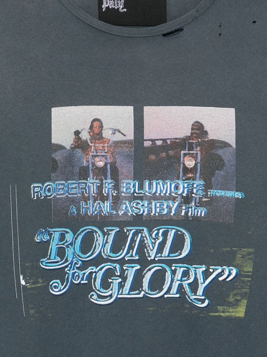 BOUND FOR GLORY TEE 2U001Q1010VBK VINTAGE BLACK PALY HOLLYWOOD 