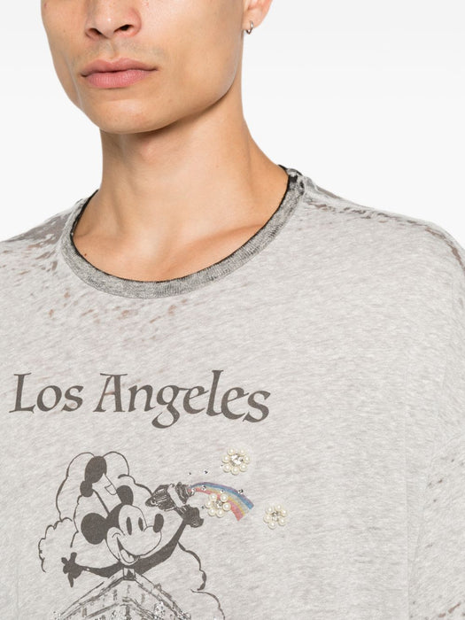 Mythss tee 2U002Q1010GRY GRAY PALY HOLLYWOOD 