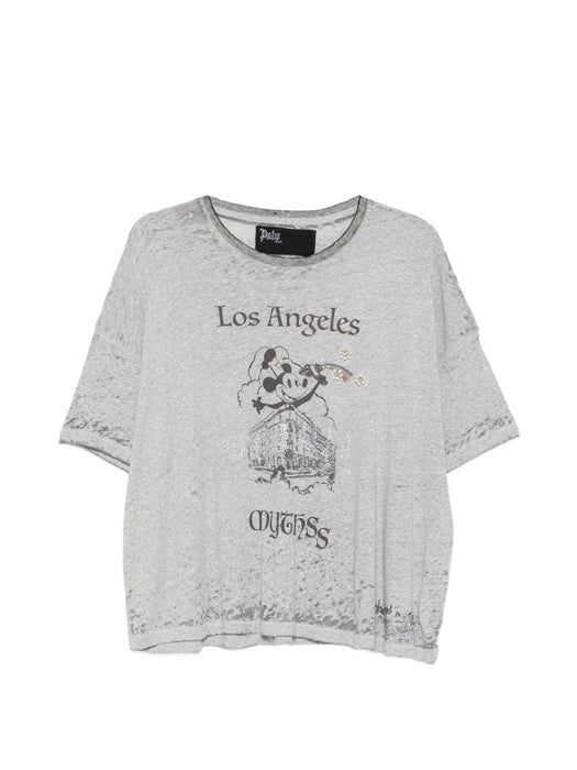 Mythss tee 2U002Q1010GRY GRAY PALY HOLLYWOOD 