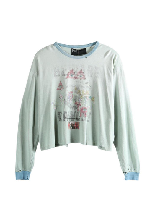 Graphic-print T-shirt 3U002Q1010LBL BABY BLUE PALY HOLLYWOOD 