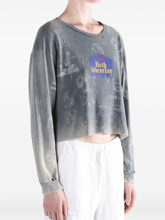 BETHLEHEM L/S TEE 3U005Q1010VBK VINTAGE BLACK PALY HOLLYWOOD 