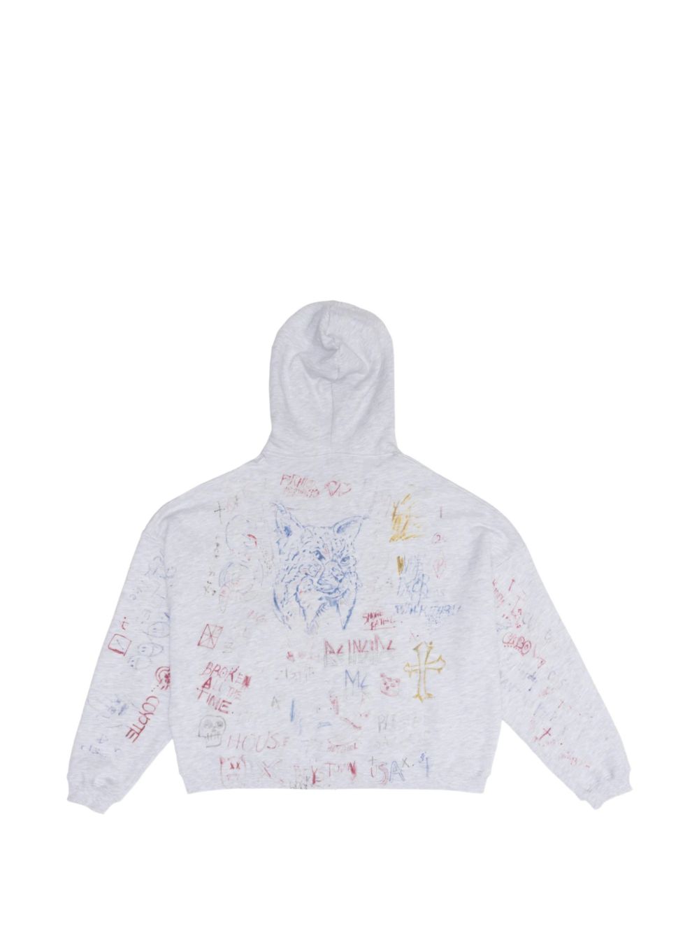 JOSHUA TREE DOUBLE ZIP HOODIE 4U006Q1010MLT MULTI PALY HOLLYWOOD 
