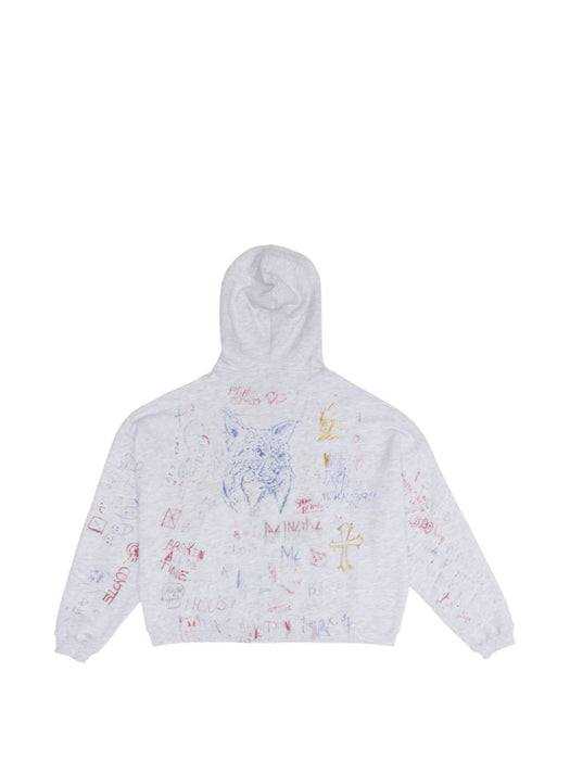 Joshua tree double zip hoodie 4U006Q1010MLT MULTI PALY HOLLYWOOD 