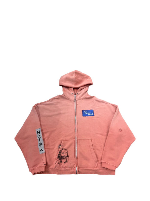 ALTA CIENEGA ZIP HOODIE 4U007Q1010PNK PINK PALY HOLLYWOOD 