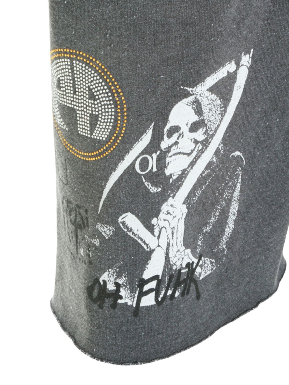 CARRYING THE MESSAGE SWEATSHORT 5U019Q1010GRY GRAY PALY HOLLYWOOD 