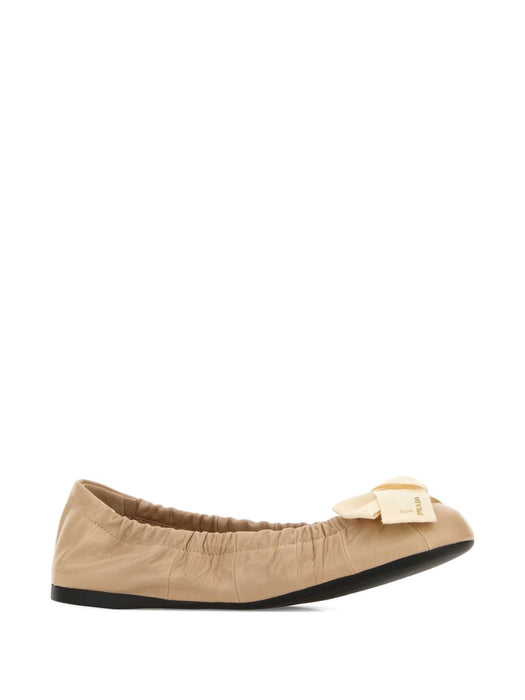 bow ballerina ballet flats 1F322O F 005 ZJBF0036 PRADA 