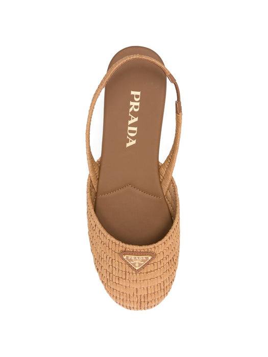 logo-detail flat pumps 1F370O F 005 2ACSF098L PRADA 