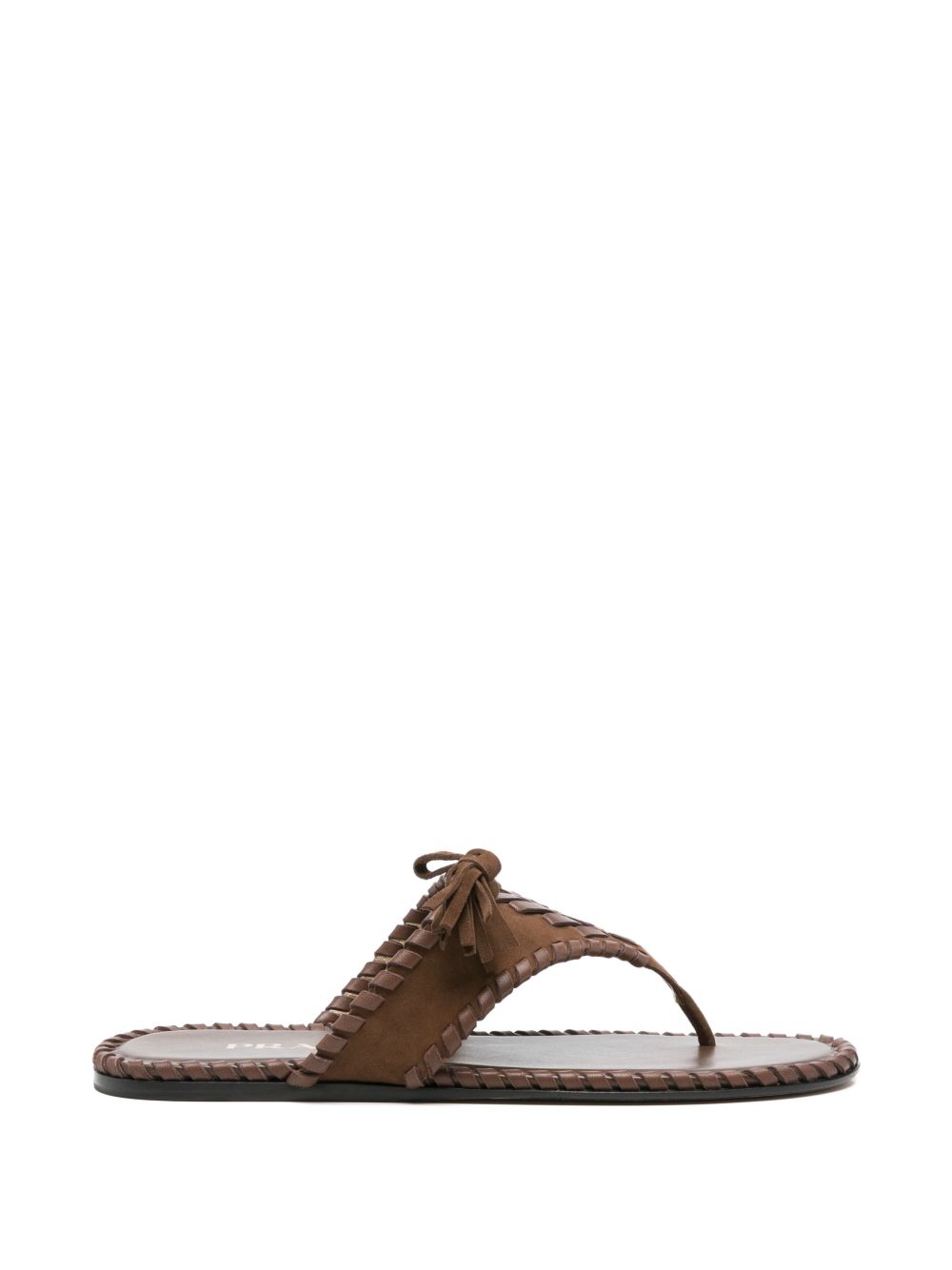 whipstitch tassel sandals 1Y389O F 005 008F0324 PRADA 