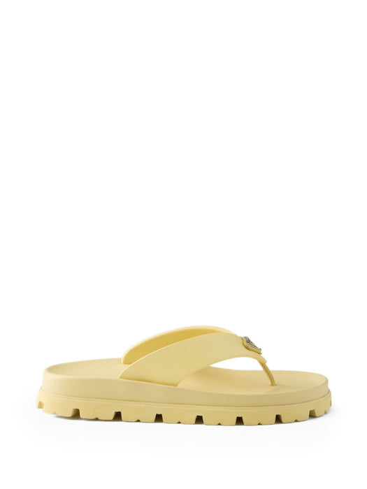 enameled-triangle sandals 1Y420N F 020 3LKKF0901 PRADA 