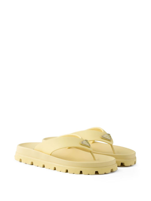 enameled-triangle sandals 1Y420N F 020 3LKKF0901 PRADA 
