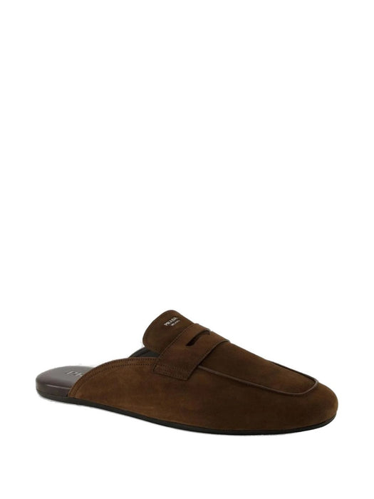 Prada Logo-Detailed Slip-On Mules 2DG159 F G012 7V6F0003 PRADA 