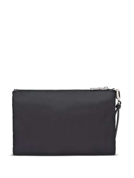 Re-Nylon triangle-logo clutch bag 2NH006 2DMHF0002 PRADA 