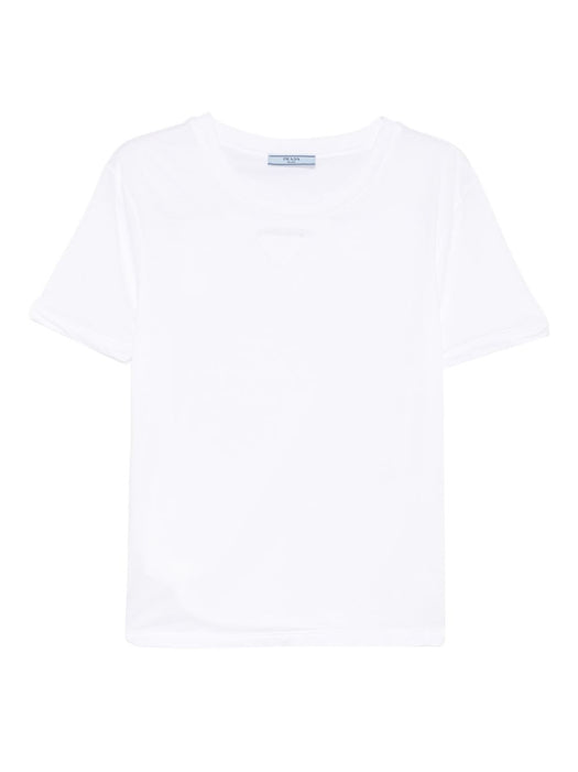 triangle logo jersey T-shirt 3569B S OOO 18QZF0009 PRADA 