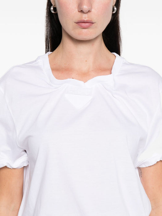 triangle logo jersey T-shirt 3569B S OOO 18QZF0009 PRADA 