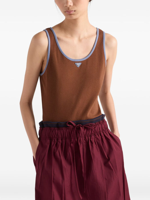old cotton tank top 39659 S OOO 19A6F0KCL PRADA 