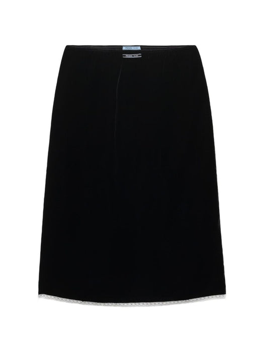 velvet pencil skirt SG6172 S OOO 178YF0002 PRADA 