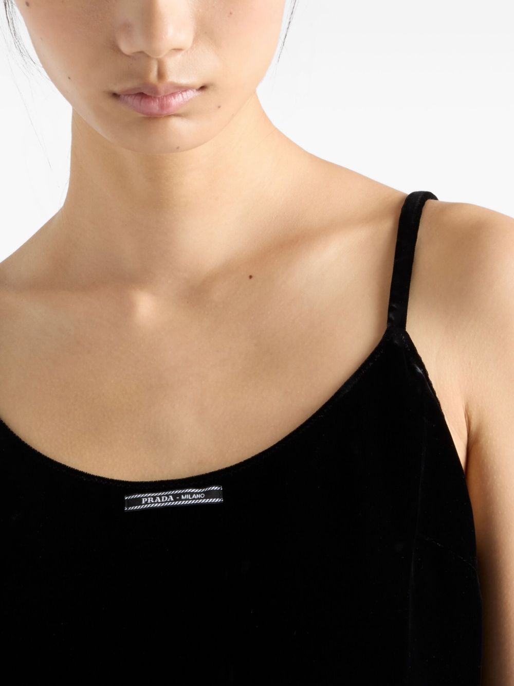 logo-patch sleeveless top TP6246 S OOO 178YF0002 PRADA 