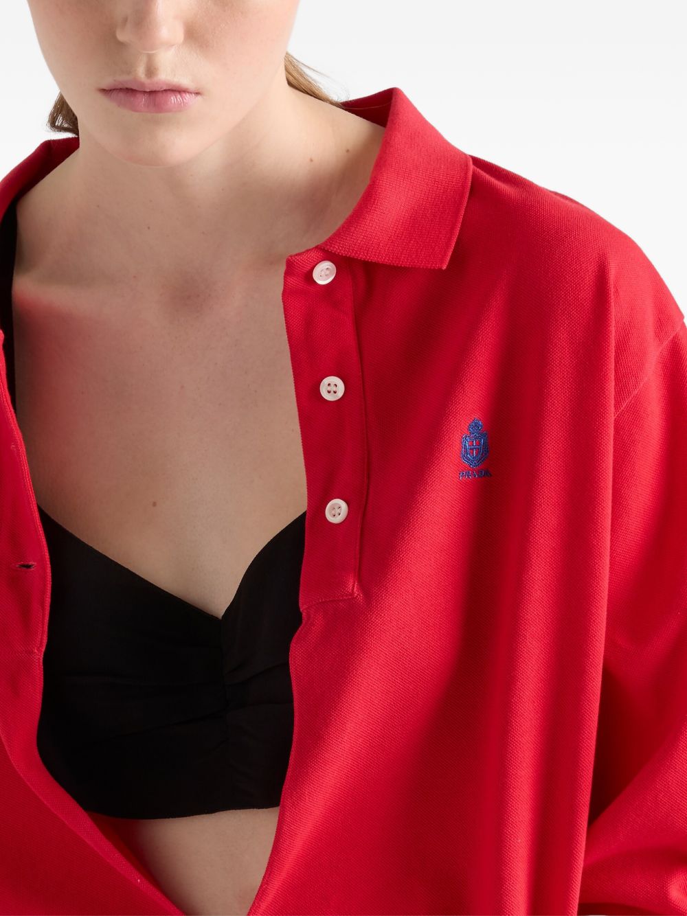 crepe de chine top TP6249 S OOO 12L0F0002 PRADA 