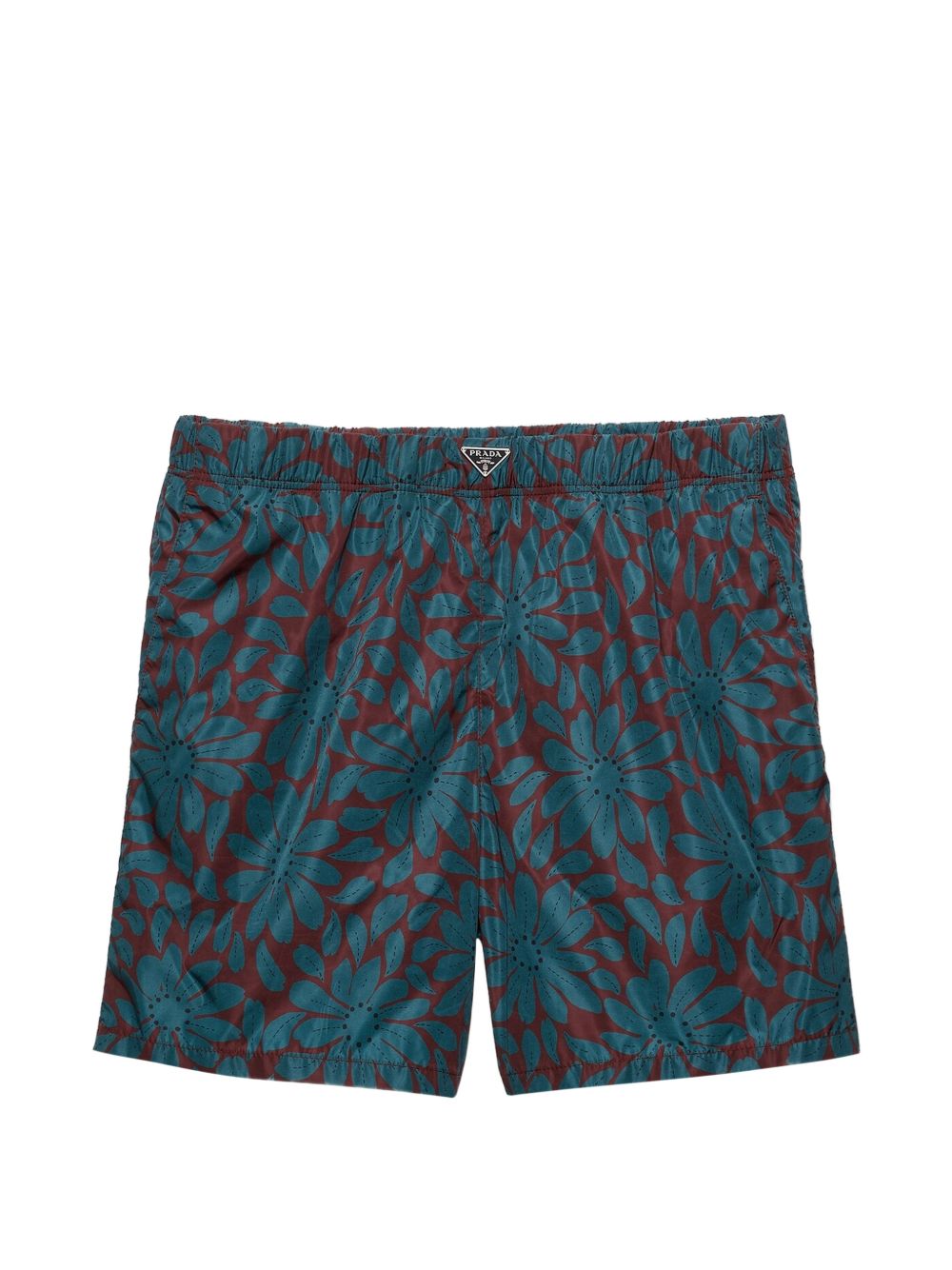 Printed Re-Nylon swim trunks UB372 S WMO 19G3F0PYV PRADA 