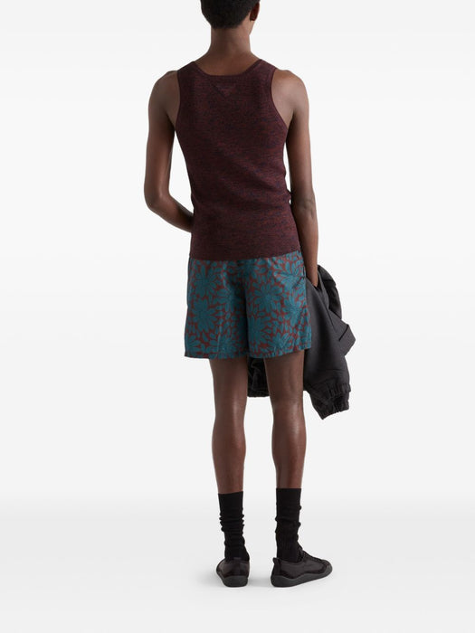 Printed Re-Nylon swim trunks UB372 S WMO 19G3F0PYV PRADA 