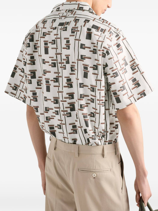 patterned shirt UCS414 S UMO 19GWF0S8V PRADA 