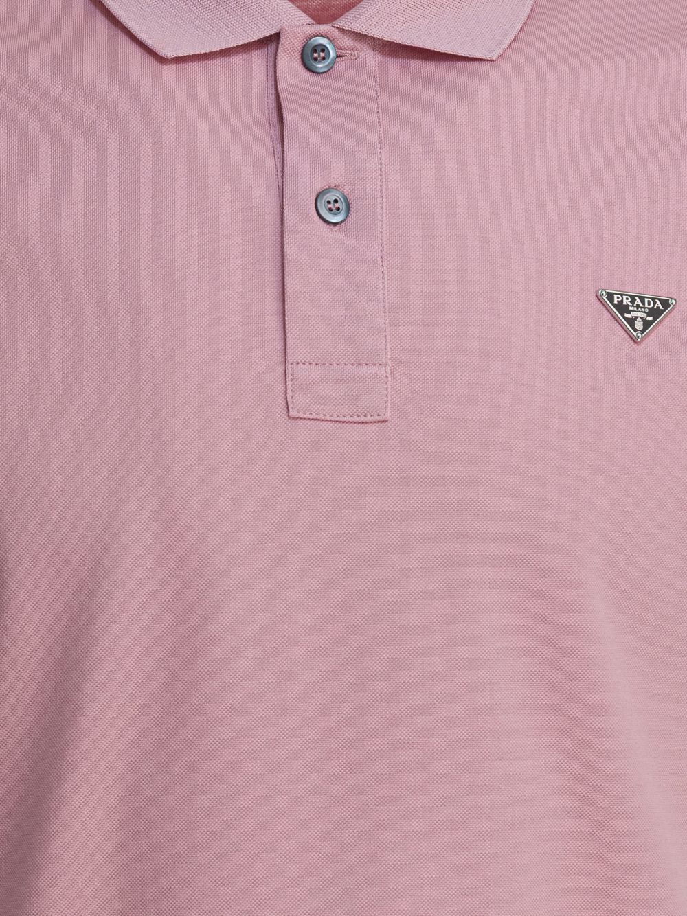 logo-detail polo shirt UJN444 S WM3 1867F0E18 PRADA 
