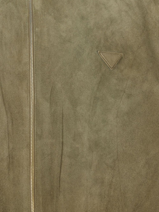 zip fastening lambskin jacket UPW609 S OOO 18OMF0092 PRADA 