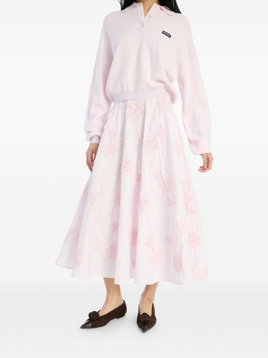 flower midi skirt 1151001809 1809 ROTATE 