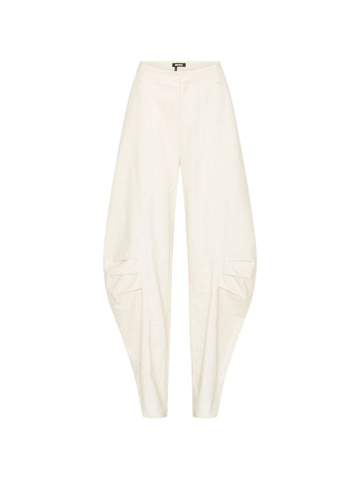 cream tapered trousers 1155062059 2059 ROTATE 
