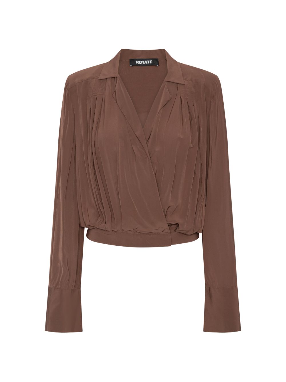 pleated long-sleeve blouse 1156672037 2037 ROTATE 