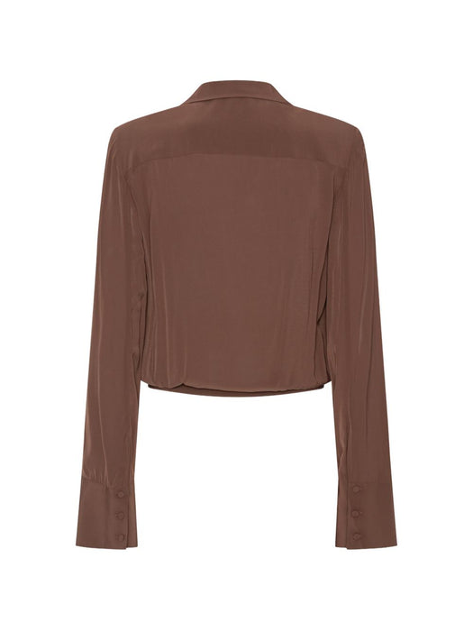 pleated long-sleeve blouse 1156672037 2037 ROTATE 