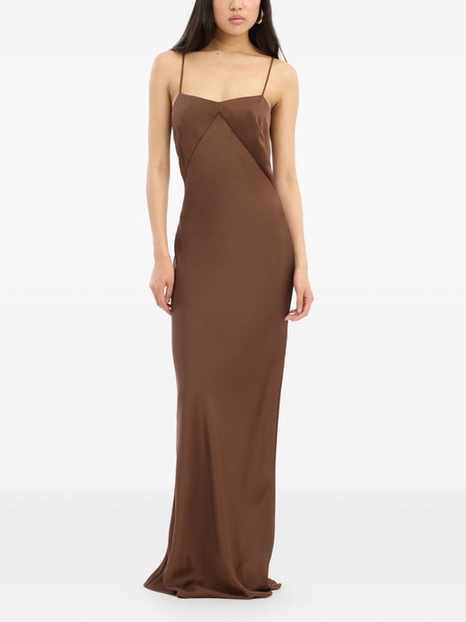 satin maxi dress 1159072037 2037 ROTATE 