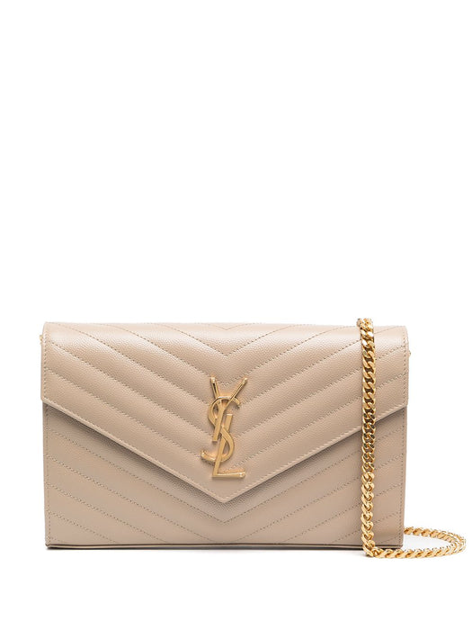 Cassandre leather clutch bag 377828 BOW012721 SAINT LAURENT 