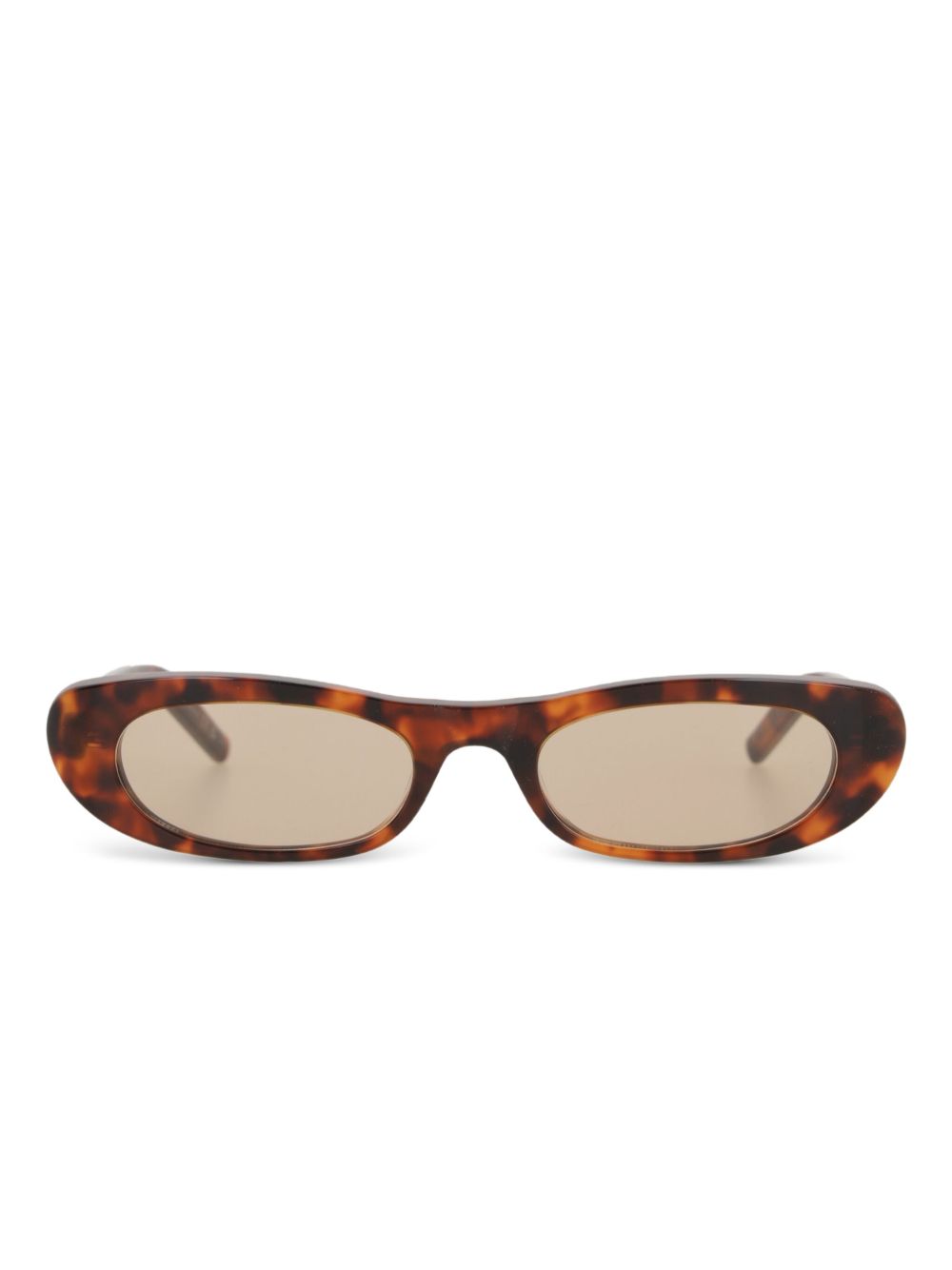 tortoiseshell oval-frame sunglasses 713740 Y99562336 SAINT LAURENT 
