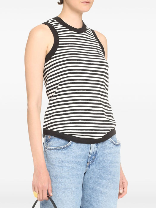 Cassandre tank top in jersey 743660 Y37KT1095 SAINT LAURENT 