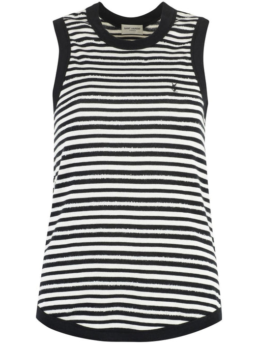 Cassandre tank top in jersey 743660 Y37KT1095 SAINT LAURENT 