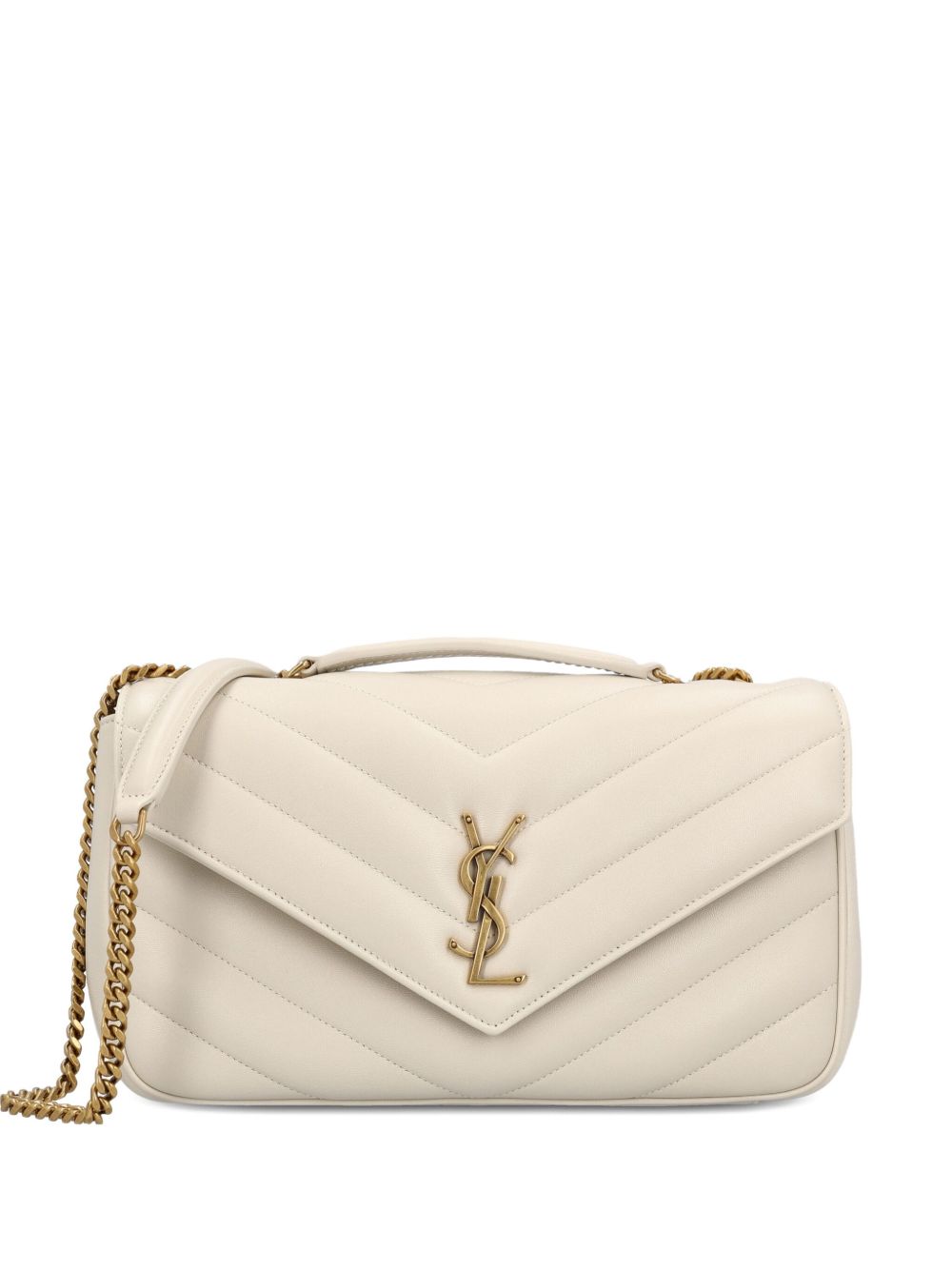 medium Loulou quilted Cassandre logo shoulder bag 801439 AAEAX9207 SAINT LAURENT 