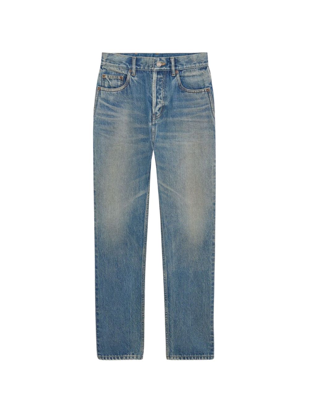 90'S high-rise cropped slim jeans 813269 Y11CA4939 SAINT LAURENT 