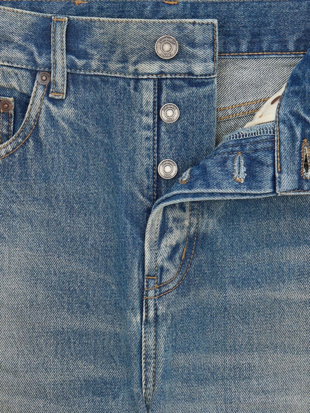 90'S high-rise cropped slim jeans 813269 Y11CA4939 SAINT LAURENT 