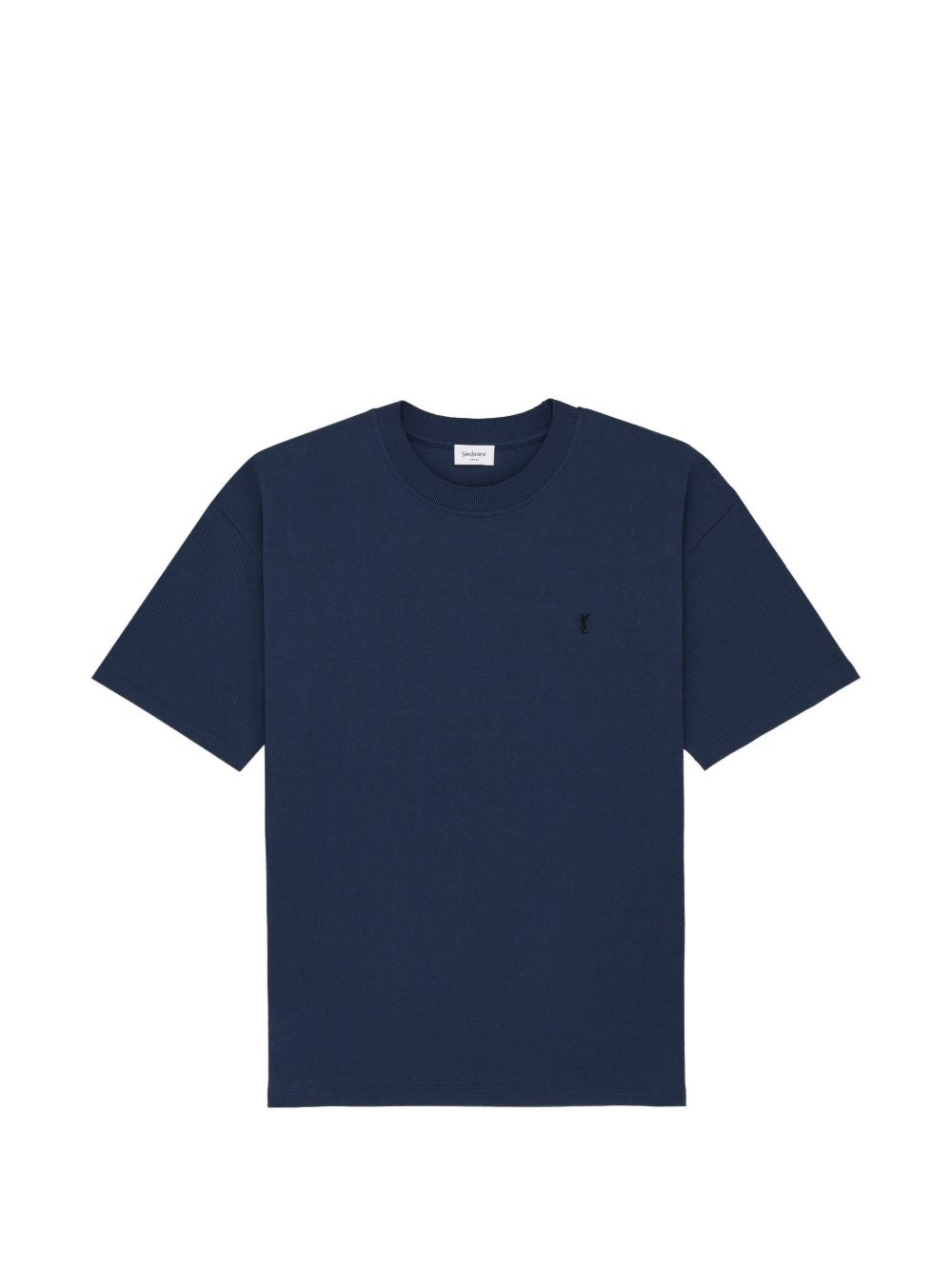 logo-embroidered crew-neck T-shirt 832941 Y37HC4110 SAINT LAURENT 