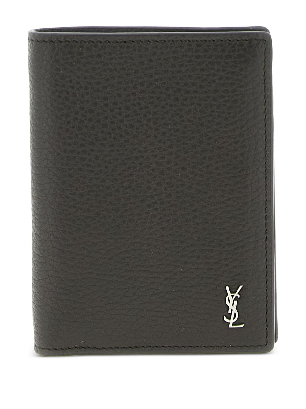 Tiny Cassandre metal logo card holder 847958 AAELP1997 SAINT LAURENT 