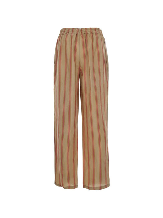 Beige 'STRIPS' Pants with Elastic Waist 854287 Y2N339774 SAINT LAURENT 