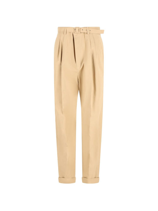Belted pleated trousers 854428 Y1N292601 SAINT LAURENT 