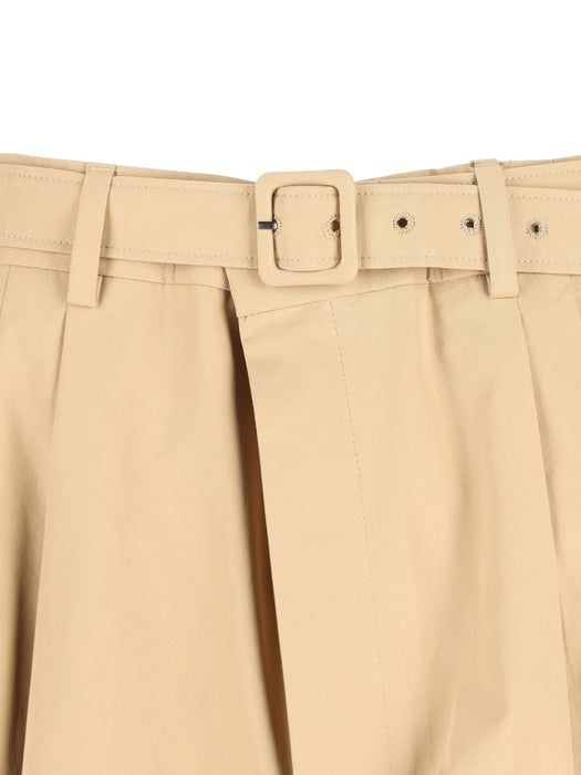 Belted pleated trousers 854428 Y1N292601 SAINT LAURENT 